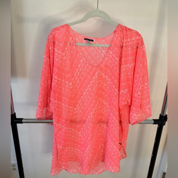 O’Neill Neon Pink Swimsuit Cover Up - Picture 1 of 3